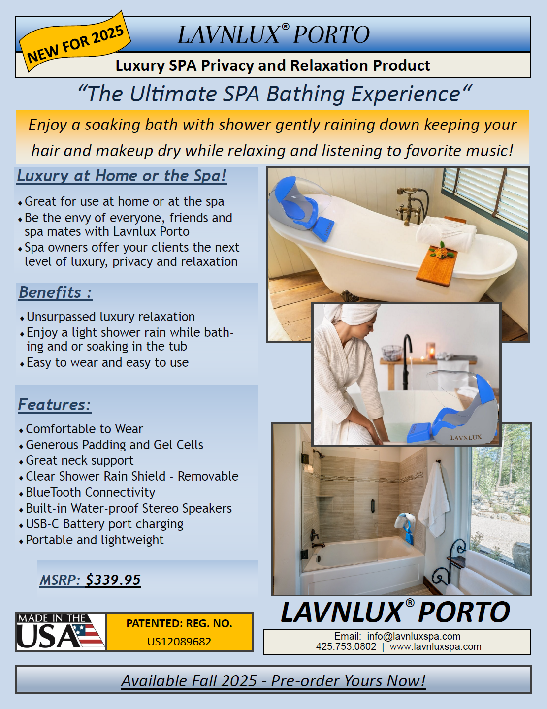 Lavnlux Product Sell Sheet